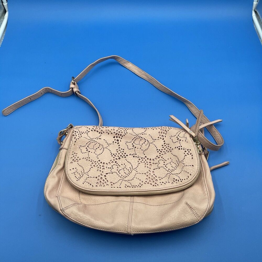Urban Expressions Vegan Leather Handbag Dusty Rose Strap Purse